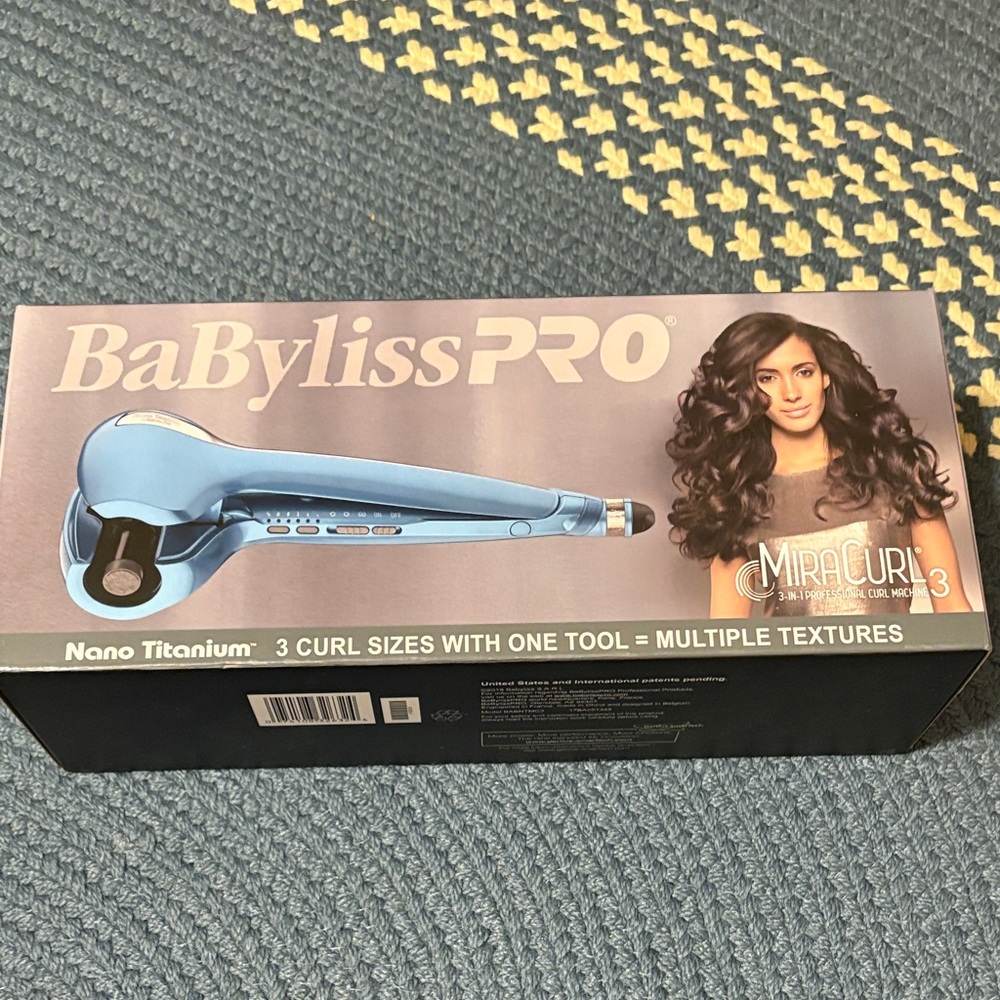 BaBylissPRO Nano Titanium MiraCurl 3 - Blue